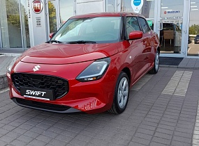 Suzuki Swift комплектація GL+, бензиновий гібрид 1.2л SHVS (12V-ISG, 3Ah), 83 к.с, 2WD (передній привід), CVT (безступенева трансмісія), колір ZWP - Червоний перламутровий металік