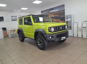 Suzuki Jimny комплектація GLХ, бензиновий 1.5 л (102 к.с), EURO6, ALL GRIP PRO (4WD повний привід), 4АТ (автоматична трансмісія), колір DG5 жовтий+чорна криша