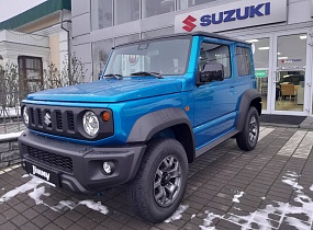 Suzuki Jimny 1.5L AT GLX колір: CZW Блакитний металік (Brisk Blue Mrtallic) + дах: Чорний перламутровий металік (Bluish Black Pearl 3)