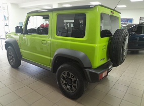 Suzuki Jimny комплектація GLХ, бензиновий 1.5 л (102 к.с), EURO6, ALL GRIP PRO (4WD повний привід), 4АТ (автоматична трансмісія), колір DG5 жовтий+чорна криша